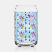 Floral Purple Viola Blue Lilac Pansy Womans Name (Verso)