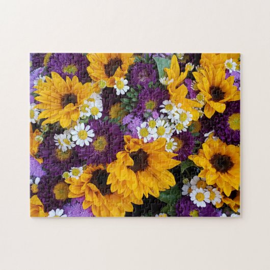 Floral Puzzle Legpuzzel (Horizontaal)