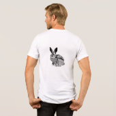 Floral Rabbit Tri-Blend Shirt (Achterkant volledig)