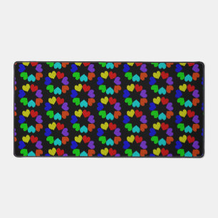 Floral Rainbow Love Hearts