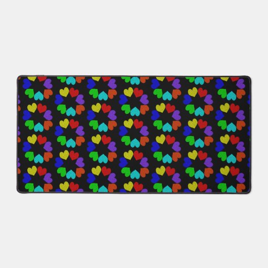 Floral Rainbow Love Hearts (Recto)