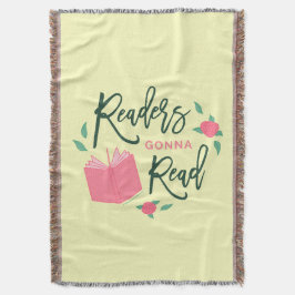 Floral Readers lezen het boek Deken