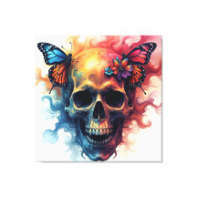 Floral Rebirth Skull