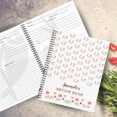 Floral Recipe zomerbloemenpatroon Notitieboek