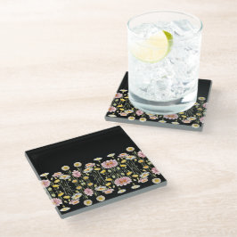 Floral Reflections Glazen Onderzetter