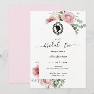 floral regency vrijgezellenfeest kaart
