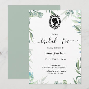  floral regency vrijgezellenfeest kaart
