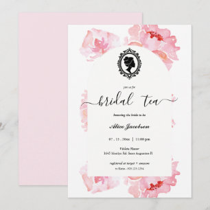 floral regency vrijgezellenfeest kaart