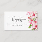 Floral Registry Kaart (Voorkant)