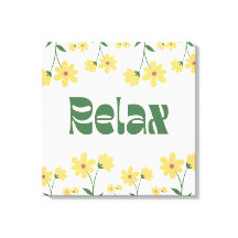 Floral Relax Canvas - Muurkunst