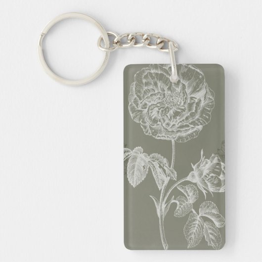 Floral Relief I Sleutelhanger (Voorkant)