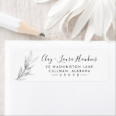 Floral | Retouradreslabel Etiket (Insitu)