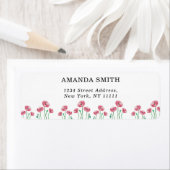 Floral retouretiket etiket (Insitu)