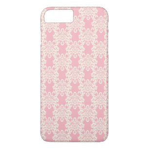 Floral retro damask 	iPhone 8 plus / 7 plus hoesje