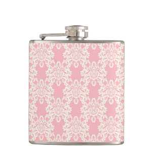 Floral retro damask heupfles