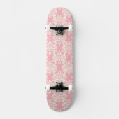 Floral retro damask skateboard (Voorkant)