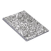 Floral Retro Doodle Notitieboek (Rechterzijde)