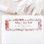 Floral Return Address Label (Insitu)