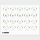 Floral Return Address Labels (Vel)
