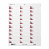 Floral Return Address Labels (Full Sheet)
