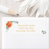 Floral Return Address Labels (Insitu)