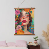 Floral Reverie Hangend Wandkleed (Slaapkamer)