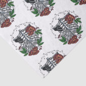 Floral Ribs Tissuepapier (Detail)