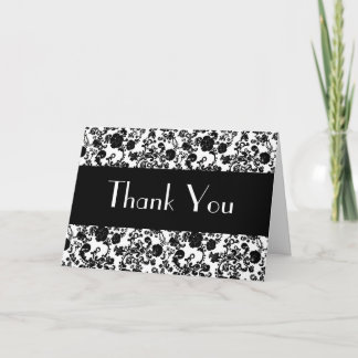 Floral Rococo Wedding, dank je kaart