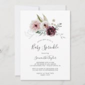 Floral Romance Baby Sprinkle Kaart (Voorkant)
