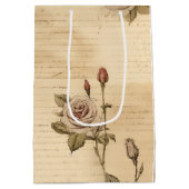 Floral  Romance Gift Bag Medium Cadeauzakje (Achterkant)