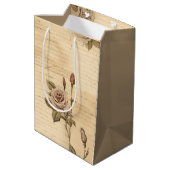 Floral  Romance Gift Bag Medium Cadeauzakje (Achterkant Gekanteld)