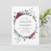 Floral-Romance Kaart (Staand voorkant)