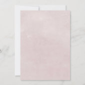 Floral Romance Letter J Monogram Weddenschap Kaart (Achterkant)