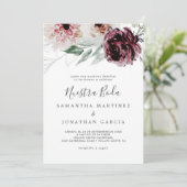 Floral Romance Spaanse Nuestra Boda Kaart (Staand voorkant)