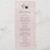 Floral Romance Wedding Programme (Dos)