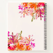 Floral Romantic 60e Anniversaire Livre d'or (Dos)