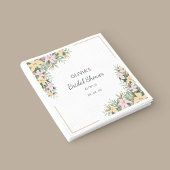 Floral Romantic Bridal Shower Napkin Servet