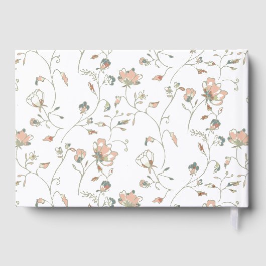 Floral Romantic Gastenboek (Achterkant)