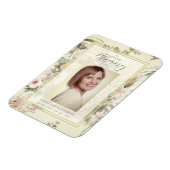 Floral  Romantic Memorial Funeral Magneet (Linkerzijde)