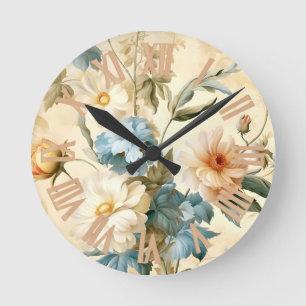  Floral Ronde Klok