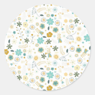 Floral Ronde Sticker