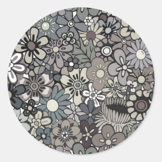  Floral Ronde Sticker