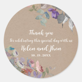 Floral Ronde Sticker