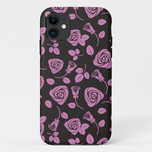 Floral Roos Achtergrond Case-Mate iPhone Case (Achterkant)