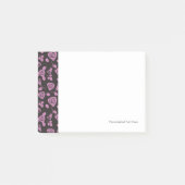 Floral Roos Achtergrond Post-it® Notes (Voorkant)
