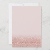 Floral Roos Gold Glitter Retirement Kaart (Achterkant)