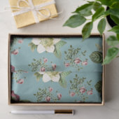  Floral Roos Patroon Tissuepapier (Geschenk)