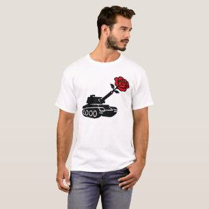 Floral Roos Tank Anti War Pacifism