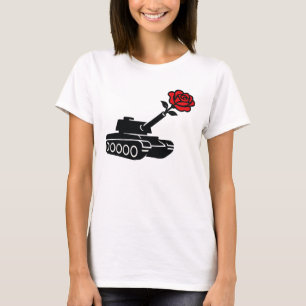 Floral Roos Tank Anti War Pacifism