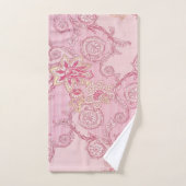 floral rose (Serviette à main)